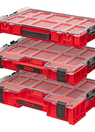 Toolbrothers RHINO L Organizador ULTRA altura XL cajas apilables 452 x 358 x 110 mm 9 l IP54 con 8 inserciones