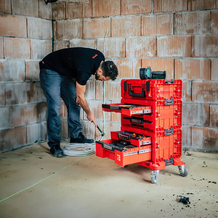 Toolbrothers RHINO L Drawer 2 ULTRA Organize+ con due cassetti + scatole IP54