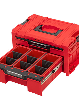 Toolbrothers RHINO L Drawer 2 ULTRA Organize+ walizka narzędziowa 450 x 310 x 244 mm 14 l sztaplowana IP54 z 2 szufladami