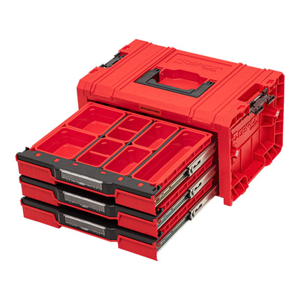 Toolbrothers RHINO L Drawer 3 ULTRA Organize+ con tres cajones + cajas IP54