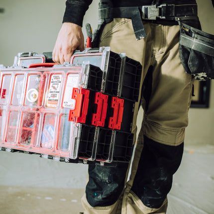 Toolbrothers RHINO L Organizer ECO Altura L Cajas 6 l IP54 con cajas extraíbles