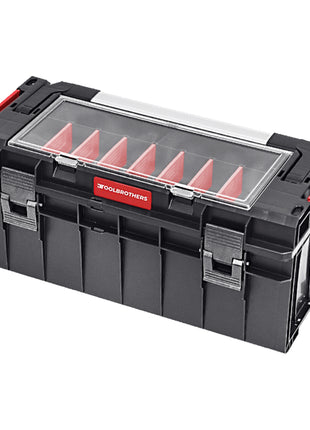 Toolbrothers RHINO Maletín de herramientas ECO Long Edition Handling+ organizador modular 545 x 270 x 246 mm 22 l apilable IP54