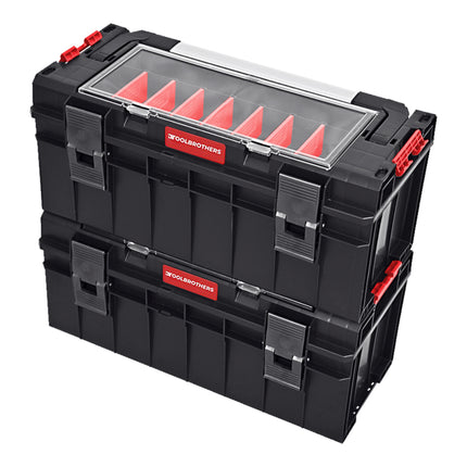 Toolbrothers RHINO Maletín portaherramientas ECO Handling+ Long Edition 22 l IP54 + bandeja portaherramientas