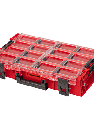 Toolbrothers RHINO XXL Organizer ULTRA hauteur XL Boxes+ Custom empilable 13,5 l IP66 avec 4 inlays et 12 séparateurs