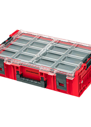 Toolbrothers RHINO XXL Organizer ULTRA Height 2XL Niestandardowy Wielowarstwowy, sztaplowany 582 x 387 x 172 mm 13,5 l IP66 z wkładką piankową