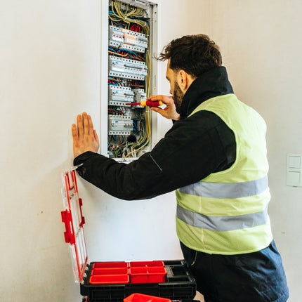 Toolbrothers RHINO XXL Organizer ECO hauteur M+ boîtes 4 l IP66 avec boîtes amovibles