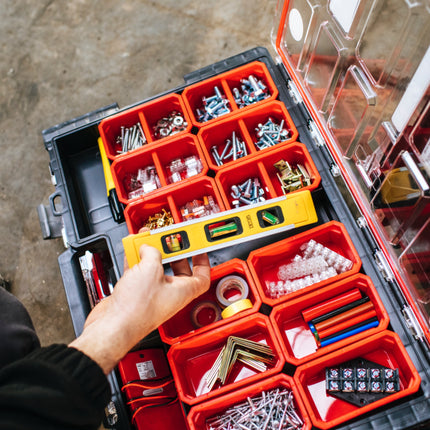 Toolbrothers RHINO XXL Organizer ECO Hauteur L Boîtes 6 l IP66 avec boîtes amovibles