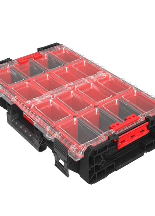 Toolbrothers RHINO XXL Organizador ECO altura XL cajas 582 x 387 x 131 mm 13,5 l IP66 con 6 inserciones y 6 divisores