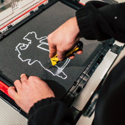 Toolbrothers RHINO XXL Organizer ECO Altura XXL Multicapa Personalizado 19,5 l IP66