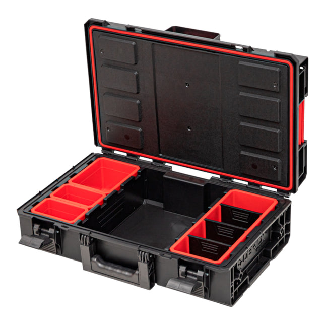 Toolbrothers RHINO XXL maletín de herramientas ECO Handling+ altura M 15,4 l IP66 con separadores extraíbles + cajas