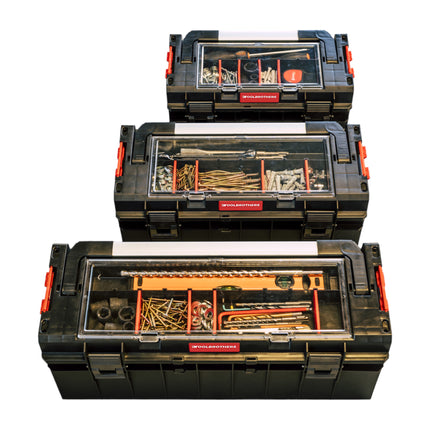 Toolbrothers RHINO Maletín de herramientas Slim ECO Handling+ Compact Edition 14 l IP54