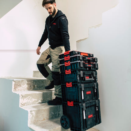 Toolbrothers RHINO L Werkzeugkoffer ECO Organize+ + 5x L Organizer ECO Mini 19 l IP54