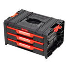 Toolbrothers RHINO L Cajón 3 ECO Organize+ apilable 450 x 310 x 244 mm 3x 4,5 l IP54 con tres cajones 21 inserciones