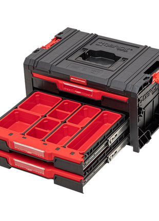 Toolbrothers RHINO L Cajón 3 ECO Organize+ apilable 450 x 310 x 244 mm 3x 4,5 l IP54 con tres cajones 21 inserciones