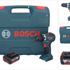 Bosch GSR 18V-55 Taladro atornillador a batería profesional 18 V 55 Nm sin escobillas + 1x acumulador 4,0 Ah + maletín en L - sin cargador