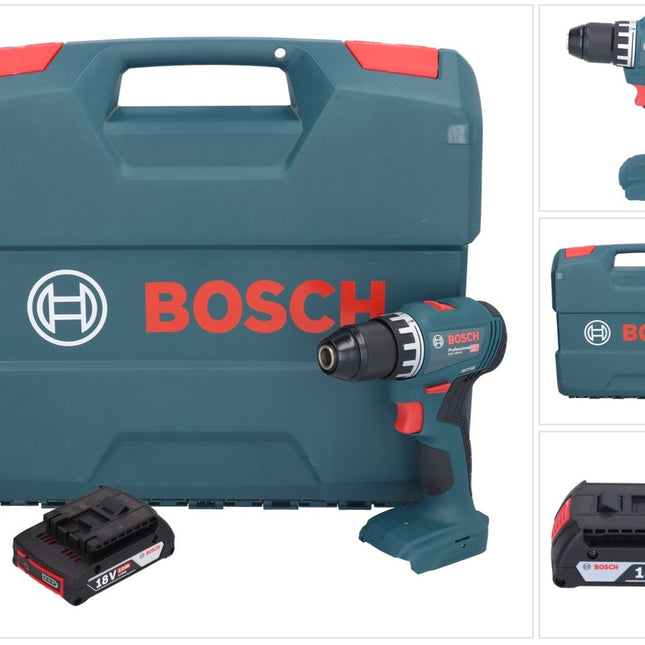 Bosch GSR 18V-45 Professional Akku Bohrschrauber 18 V 45 Nm Brushless + 1x Akku 2,0 Ah + L-Case - ohne Ladegerät