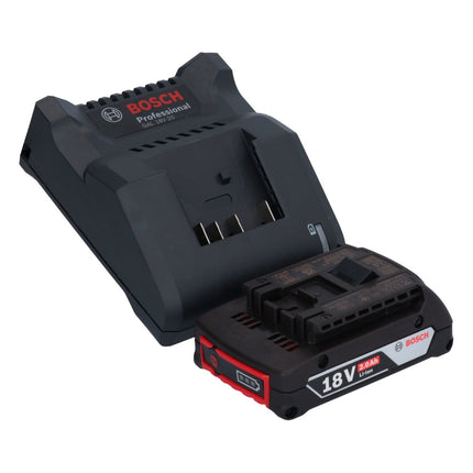 Bosch GSR 18V-45 Taladro atornillador inalámbrico profesional 18 V 45 Nm sin escobillas + 1x batería 2,0 Ah + cargador + maletín L