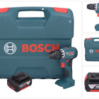 Bosch GSR 18V-45 Professional Akku Bohrschrauber 18 V 45 Nm Brushless + 1x Akku 5,0 Ah + L-Case - ohne Ladegerät