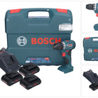 Bosch GSR 18V-45 Taladro atornillador profesional a batería 18 V 45 Nm sin escobillas ( 0615A5002N ) + 3x batería ProCORE 4,0 Ah + cargador + maletín en L