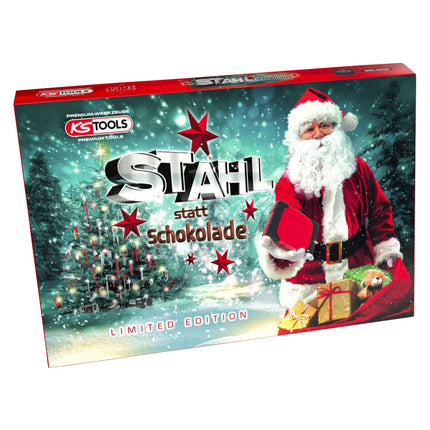 KS Tools Adventskalender „Stahl statt Schokolade“ 2023 mit 42 tlg. 1/4" Torsions Bit Set ( 999.2222 )