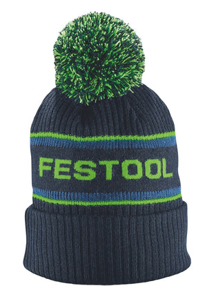 Bonnet à pompon Festool WINH-FT1 ( 577832 ), tricot grossier avec logo Festool