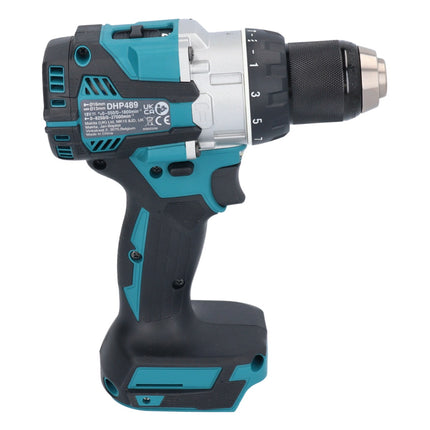 Makita DHP 489 RM1 Perceuse-visseuse à percussion sans fil 18 V 73 Nm Brushless + 1x batterie 4,0 Ah + chargeur