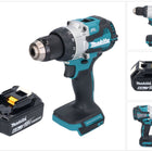 Makita DHP 489 G1 trapano a percussione a batteria 18 V 73 Nm brushless + 1x batteria ricaricabile 6,0 Ah - senza caricabatterie