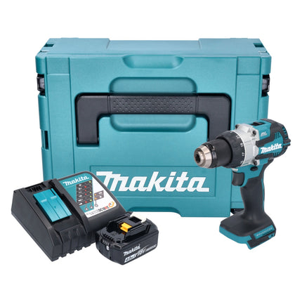 Makita DHP 489 RM1J trapano a percussione a batteria 18 V 73 Nm senza spazzole + 1x batteria ricaricabile 4,0 Ah + caricabatterie + Makpac