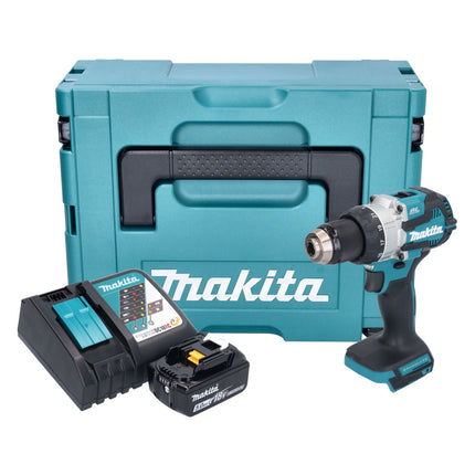 Makita DHP 489 RT1J akumulatorowa wiertarko-wkrętarka udarowa 18 V 73 Nm bezszczotkowa + 1x akumulator 5,0 Ah + ładowarka + Makpac