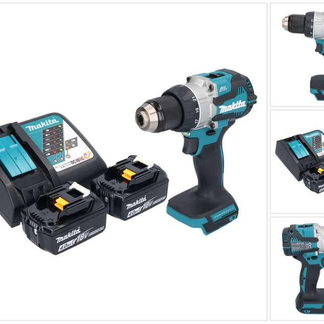 Trapano avvitatore a batteria Makita DDF 489 RM 18 V 73 Nm brushless + 2x batteria ricaricabile 4,0 Ah + caricatore