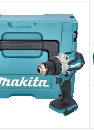 Makita DDF 489 ZJ 18 V 73 Nm Brushless Solo trapano avvitatore a batteria + Makpac - senza batteria, senza caricabatterie