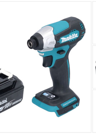 Avvitatore a impulsi a batteria Makita DTD 157 F1 18 V 140 Nm 1/4" brushless + 1x batteria ricaricabile 3,0 Ah - senza caricabatterie