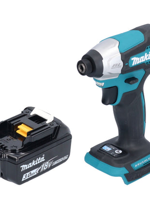 Makita DTD 157 F1 Llave de impacto a batería 18 V 140 Nm 1/4" sin escobillas + 1x batería 3,0 Ah - sin cargador