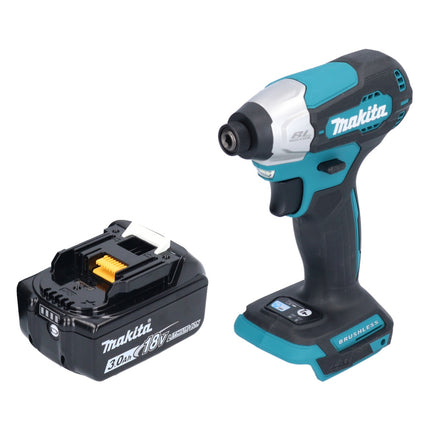 Avvitatore a impulsi a batteria Makita DTD 157 F1 18 V 140 Nm 1/4" brushless + 1x batteria ricaricabile 3,0 Ah - senza caricabatterie