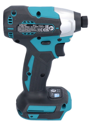 Makita DTD 157 F1 Akku Schlagschrauber 18 V 140 Nm 1/4" Brushless + 1x Akku 3,0 Ah - ohne Ladegerät