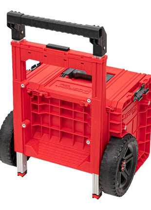 Qbrick System PRO Cart 2.0 Plus RED ULTRA HD impilabile 490 x 415 x 660 mm 29 l IP54 doppio manico telescopico estraibile