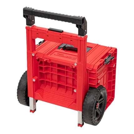 Qbrick System PRO Cart 2.0 Plus RED ULTRA HD stackable 490 x 415 x 660 mm 29 l IP54 removable double telescopic handle