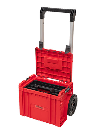 Qbrick System PRO Cart 2.0 Plus RED ULTRA HD impilabile 490 x 415 x 660 mm 29 l IP54 doppio manico telescopico estraibile