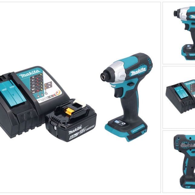 Makita DTD 157 RG1 cordless impact wrench 18 V 140 Nm 1/4" brushless + 1x rechargeable battery 6.0 Ah + charger