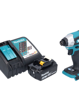 Makita DTD 157 RG1 Clé à choc sans fil 18 V 140 Nm 1/4'' Brushless + 1x batterie 6,0 Ah + chargeur