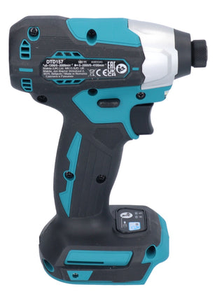 Makita DTD 157 RG1 Clé à choc sans fil 18 V 140 Nm 1/4'' Brushless + 1x batterie 6,0 Ah + chargeur