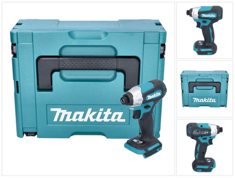 Makita DTD 157 ZJ cordless impact wrench 18 V 140 Nm 1/4" brushless + Makpac - without battery, without charger