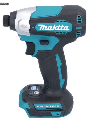 Makita DTD 157 M1J cordless impact wrench 18 V 140 Nm 1/4" brushless + 1x rechargeable battery 4.0 Ah + Makpac - without charger