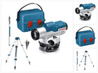 Bosch GOL 32 G Professional optisches Nivelliergerät 400 Gon 120 m IP 54 ( 06159940AY ) + Stativ BT 160 + Messstab GR 500 + Koffer