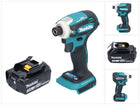 Makita DTD 172 F1 cordless impact wrench 18 V 180 Nm 1/4