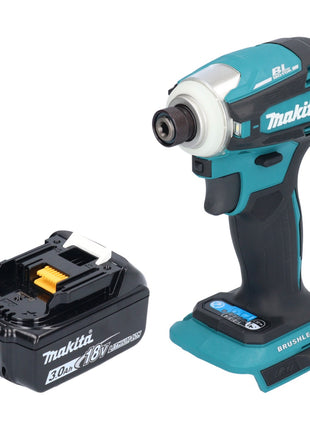 Makita DTD 172 F1 cordless impact wrench 18 V 180 Nm 1/4" brushless + 1x rechargeable battery 3.0 Ah - without charger