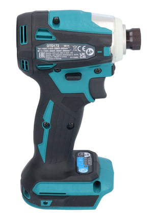 Makita DTD 172 F1 cordless impact wrench 18 V 180 Nm 1/4" brushless + 1x rechargeable battery 3.0 Ah - without charger