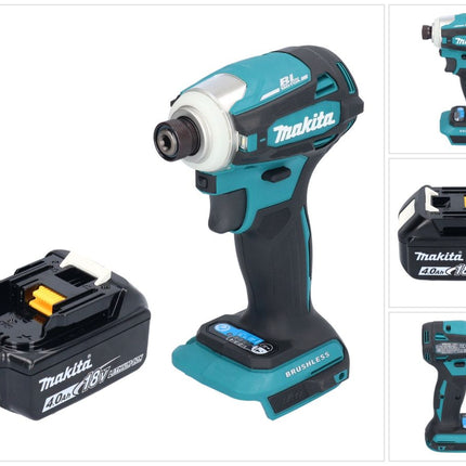 Makita DTD 172 M1 cordless impact wrench 18 V 180 Nm 1/4" brushless + 1x rechargeable battery 4.0 Ah - without charger