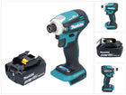 Makita DTD 172 M1 akumulatorowy klucz udarowy 18 V 180 Nm 1/4