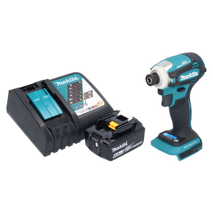 Makita DTD 172 RG1 cordless impact wrench 18 V 180 Nm 1/4" brushless + 1x rechargeable battery 6.0 Ah + charger